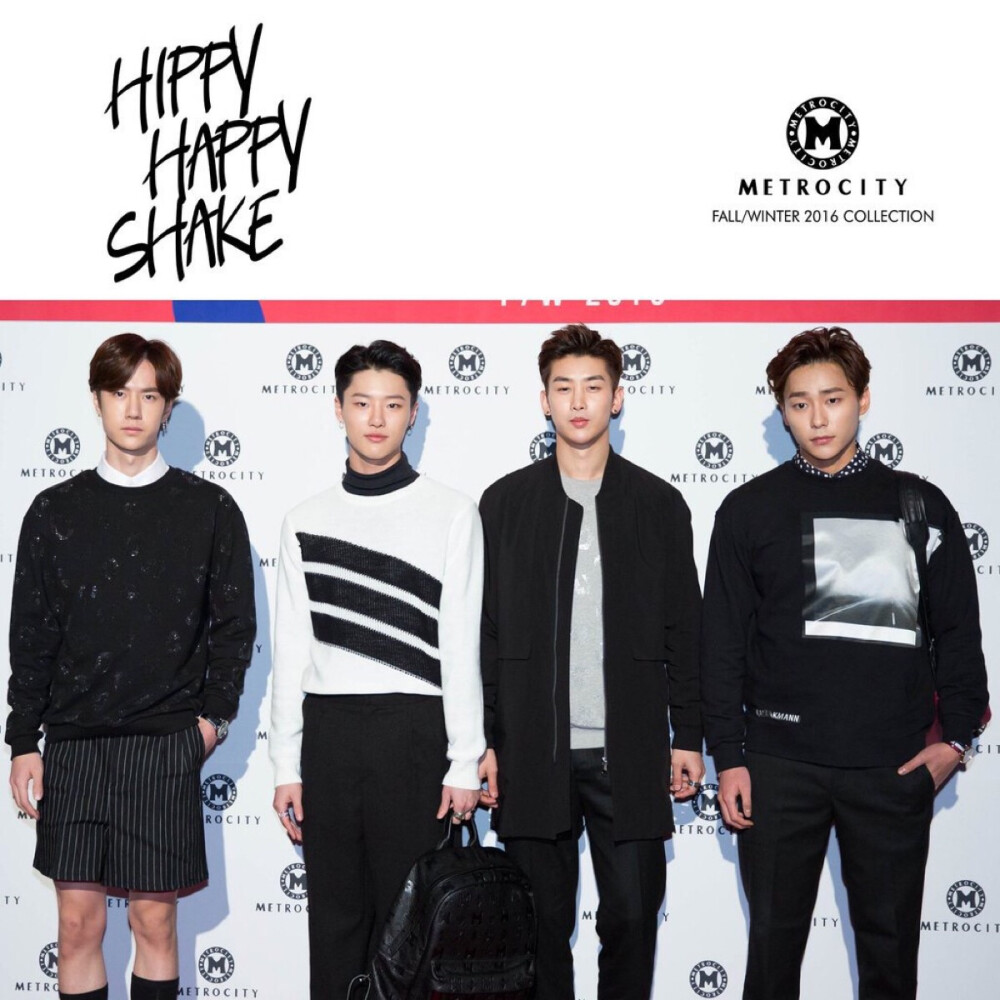 #UNIQ# 160329 Metrocity官推更新#UNIQ# 相关一则：2016秋冬METROCITY COLLECTION Hippy Happy Shake，新一代大势爱豆崛起 #UNIQ##METROCITY##UNIQ王一博##UNIQ曹承衍##UNIQ周艺轩##UNIQ金圣柱##UNIQ李汶翰##UNIQ#