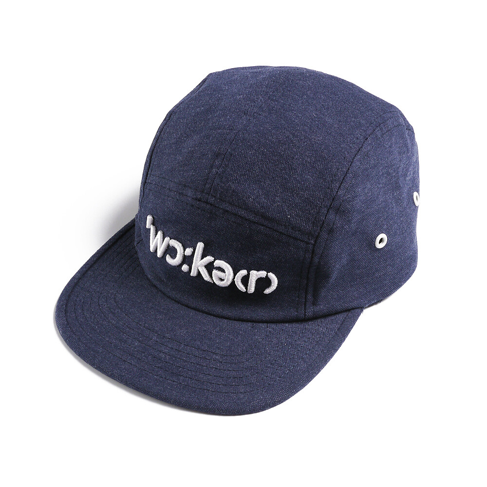 dakyam15aw5panelcap立体刺绣五片帽深蓝色