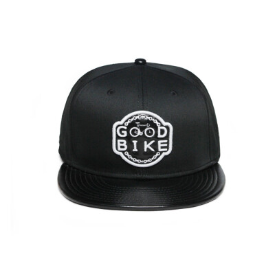 S-SEDUCE 2015新款goodbike棒球帽 FixedGear snapback 拼皮革