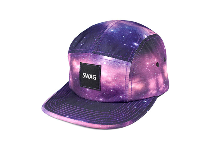 KISSFUNK 5-Panel Galaxy Camp Cap 五片帽 星空bboy街舞帽潮平沿