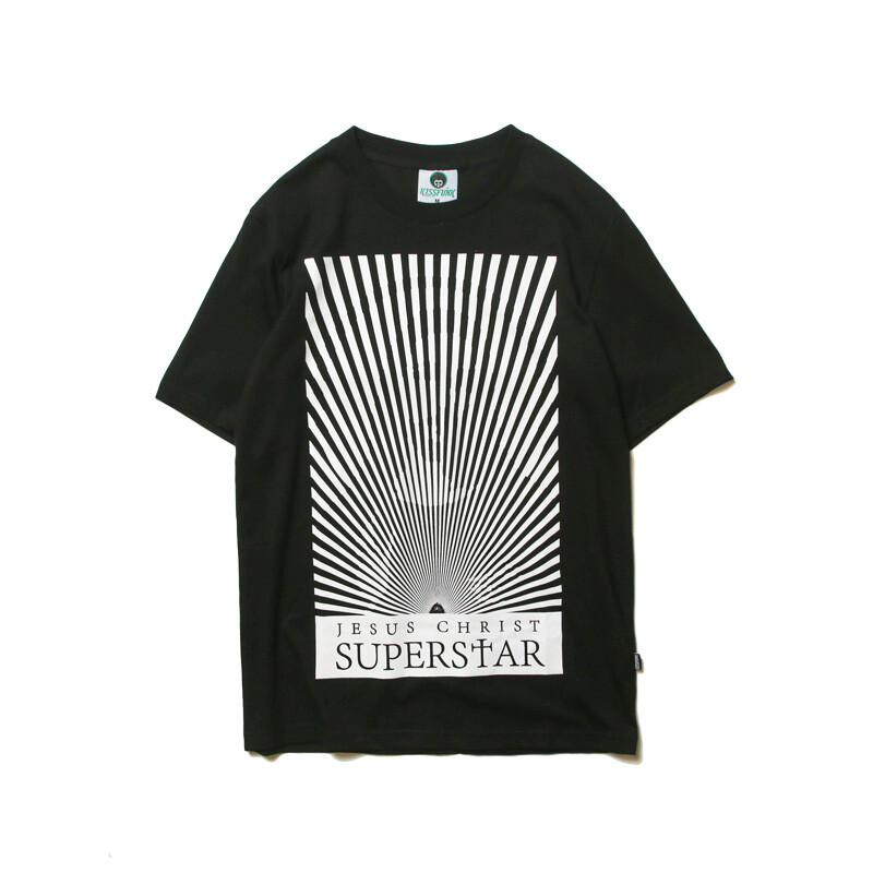 KISSFUNK 2016SS 70S INVADE JesusChristSuperstar 视觉错觉Tee