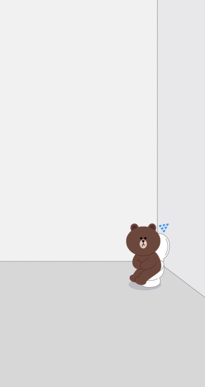 iPhone 壁纸 LINE cony brown 可妮 布朗