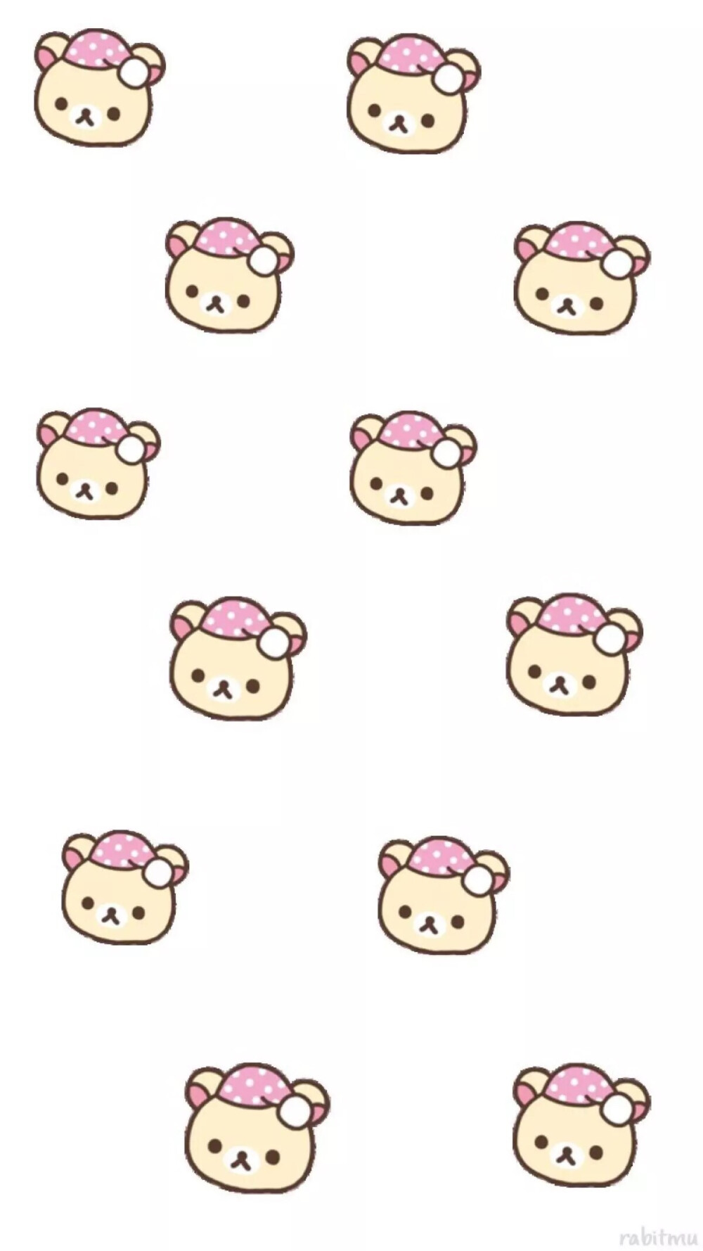 iPhone 壁纸 轻松熊 rilakkuma