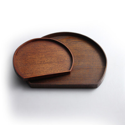 西餐盘子 木质茶盘 托盘平盘餐盘收纳复古木制果盘点心盘菜盘木盘