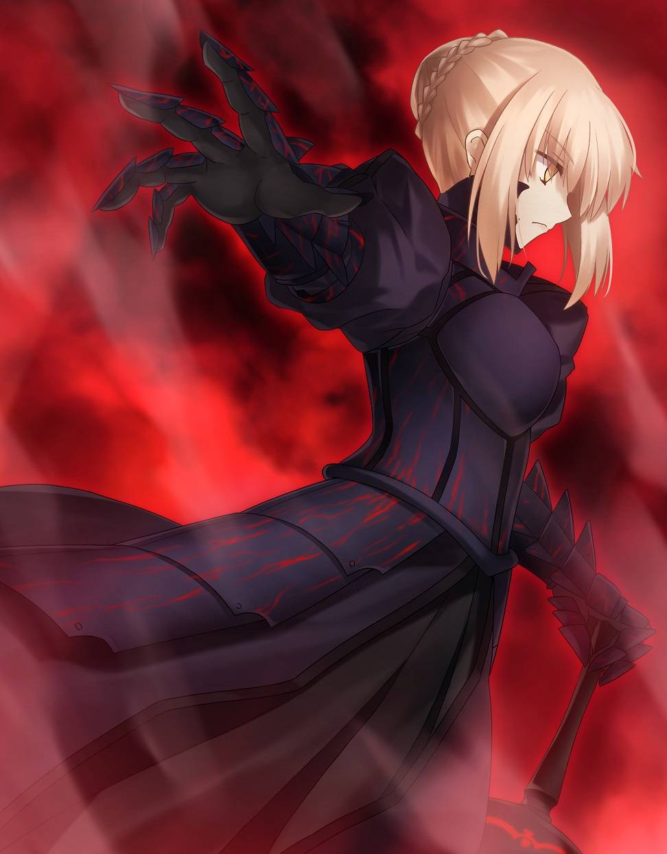 [cp]Saber Alter 阿尔托利亚·潘德拉贡——Fate/GrandOrder——【P站：56052556 | 画师：みなみな ，有爱请给作者评分以示支持喔～源地址：http://t.cn/Rq71MC1】[/cp]@筒隐月子喵