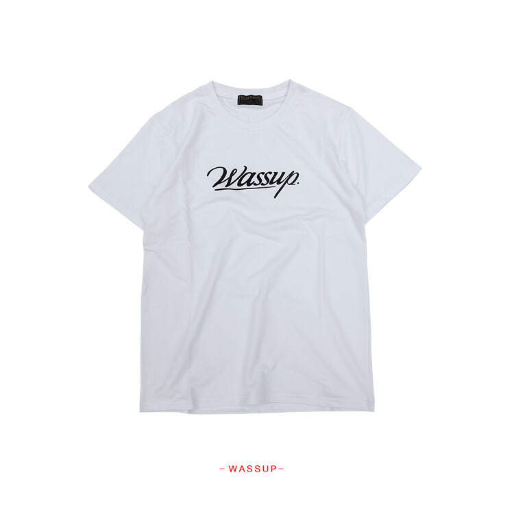 FREE WORLD WASSUP 2015SS LOGO T-Shirt 黑白两色