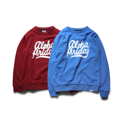 双头燕副线 NAMOA 2016S/S ALOHA FRIDAY HOODIES 圆领 卫衣