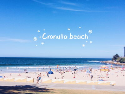 #cronulla beach 周末愉快