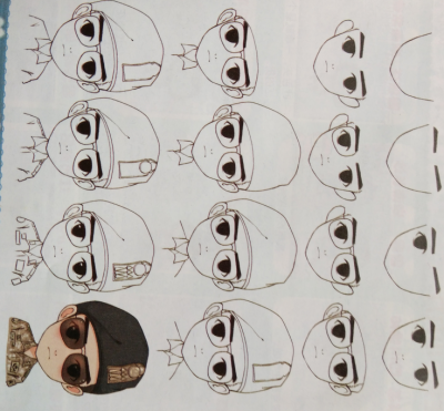 宋仲基 太阳的后裔 简笔画教程