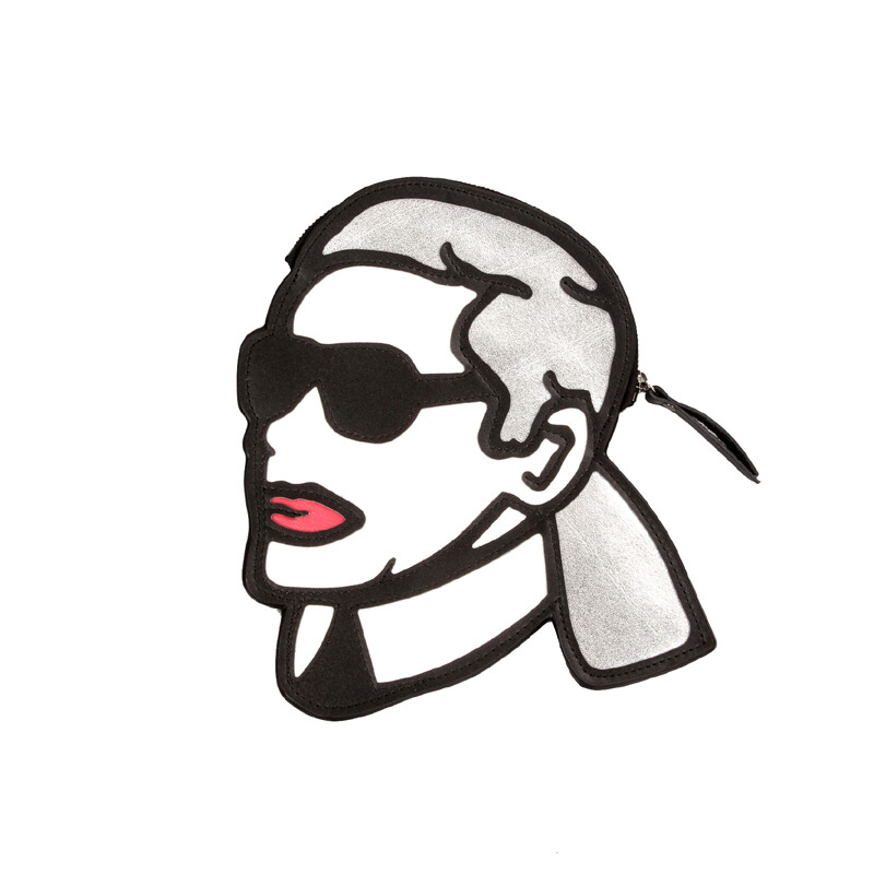 BLACK HEAD/黑头 时尚教主Karl Lagerfeld 人物单肩包、手拿包