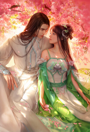 古风  插画  cg   壁纸   同人    美人    