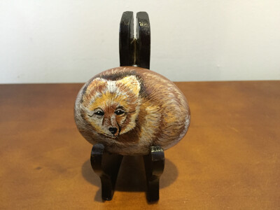 鹅卵石原创手绘 摆件