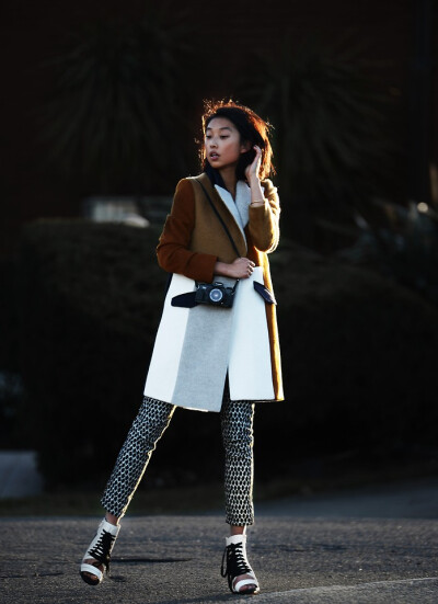 Margaret Zhang - Max&Co. Paneled Coat - Maximum