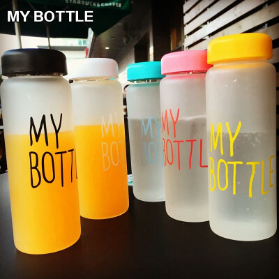 韩国my bottle塑料透明学生大容量水瓶创意便携带盖随手随行杯子(ง •̀_•́)ง卫星wxid_Queeny