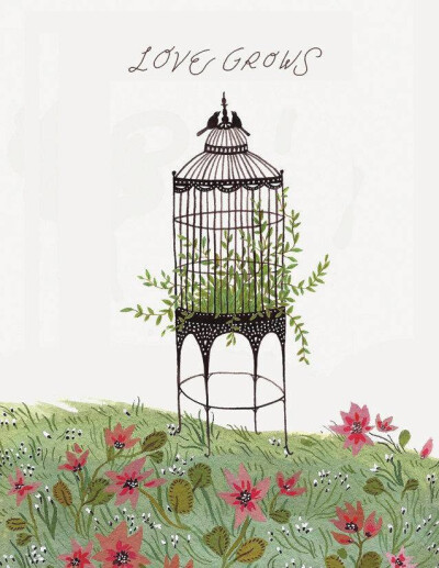 我从山中来，带着兰花香。丨来自美国艺术家 Becca Stadtlander。(转)#设计是一种态度#