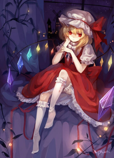 芙兰朵露·斯卡雷特（フランドール・スカーレット，Flandre Scarlet）是系列作品《东方Project》中的角色，于《东方红魔乡》首次登场。