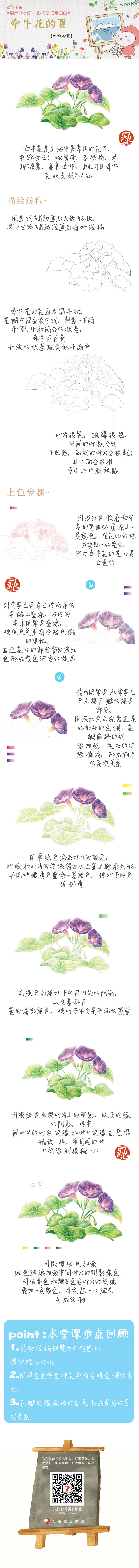 每天10分钟,跟飞乐鸟学画画-牵?；ǖ南奶?做手账素材也不错哦.出自-飞乐鸟.