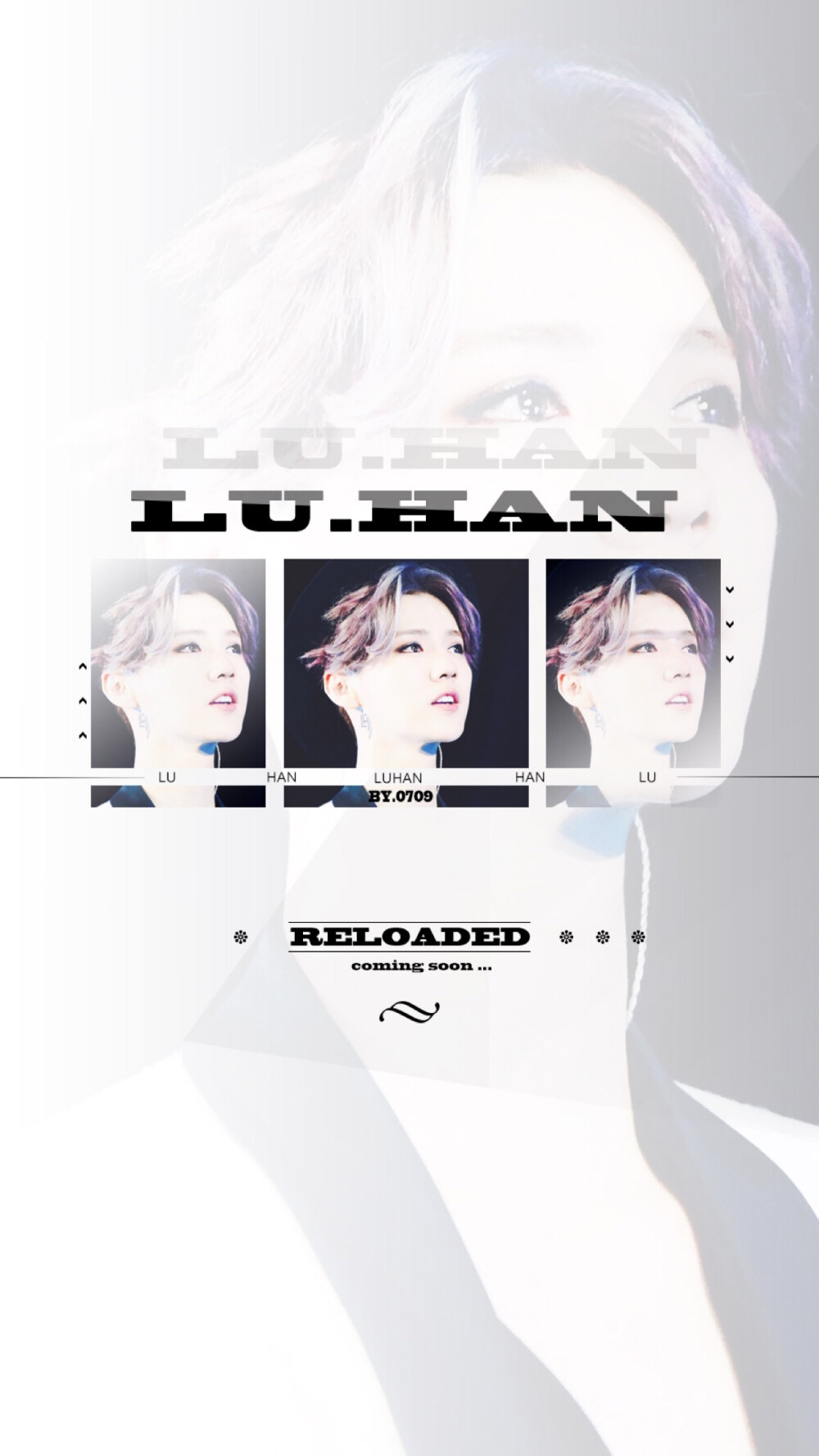 原创壁纸！不定期更新！鹿晗 LUHAN原创高清手机壁纸！#鹿晗 #LUHAN #RELOADED #原创 #壁纸 #高清壁纸 #锁屏