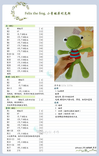 钩针编织玩偶_菲利克斯小青蛙图解02