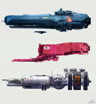 美国画师 Sparth 科幻场景画作