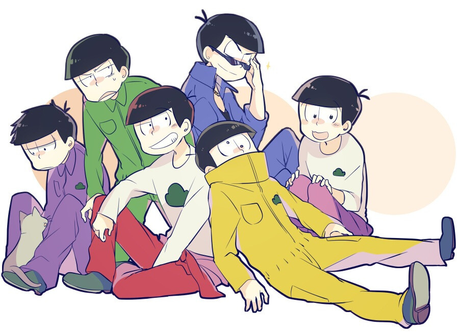 #侵删#阿松先生,松野六子,oso,kara,choro,ichi,jyushi,totti