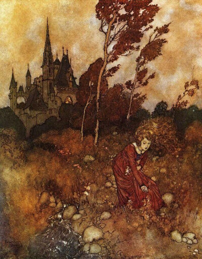 She Was Always Picking Flowers by Edmund Dulac