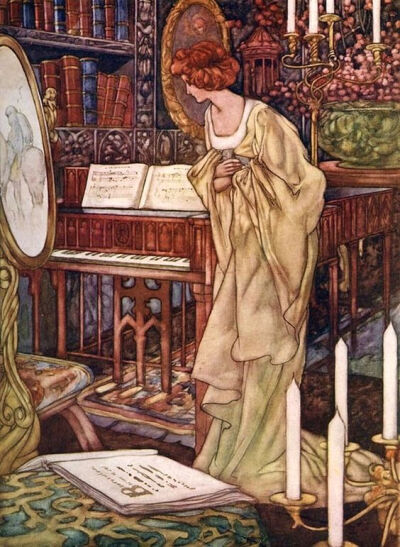 Charles Robinson ~ Beauty and the Beast ~ The Big Book of Fairy Tales ~ 1911 ~ via