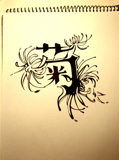 花体字