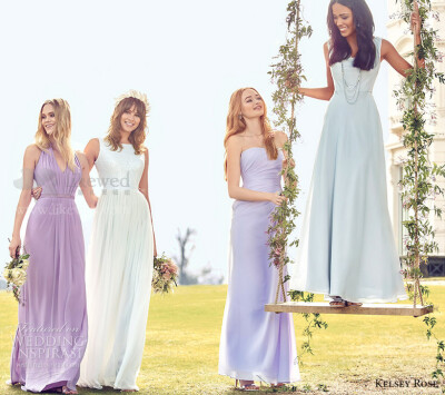 Kelsey Rose 2016 Bridesmaid Dresses "Pink" Collection Campaign