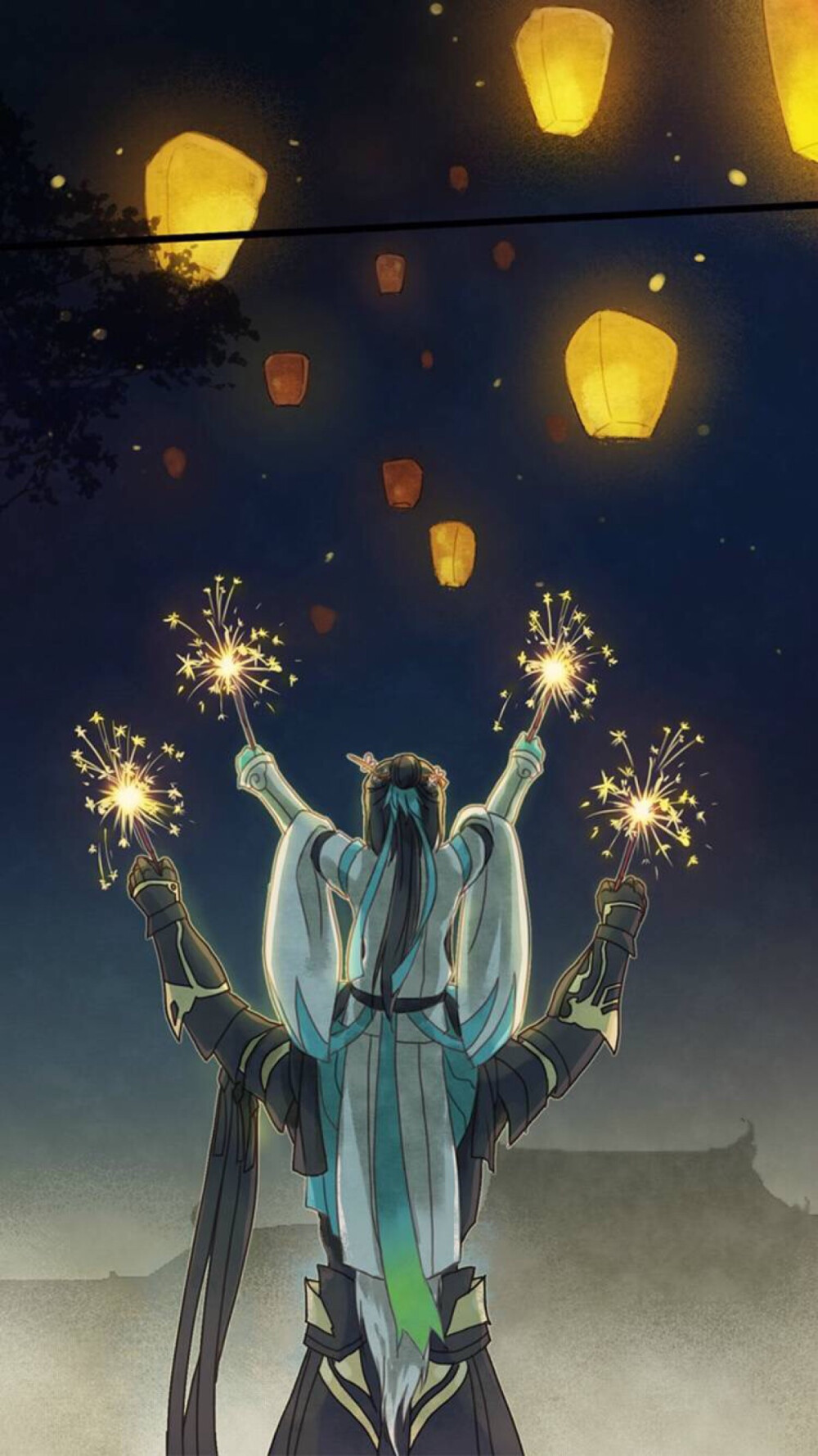 古风 插画 壁纸