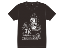 TK from 凛として時雨Tシャツ 2016 S/S
PRICE：￥3,300
SIZE：S / M / L
COLOR：スモークブラック
Telecasterを背負ったペンギンがデザインされた、ニューロゴTシャツ。