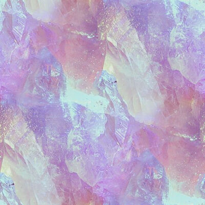 crystals, gems, minerals, pastel