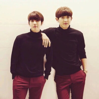 EXO chanbaek 朴灿烈 边伯贤 灿白；