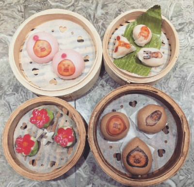 Hong Kong Dim Sum Icon屁桃君主题美食