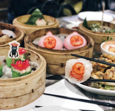 Hong Kong Dim Sum Icon屁桃君主题美食