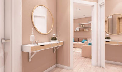 不知如何设计居家风格，那就用色彩来表现吧！针对这套公寓，设计师 Annete Manuilova 就用大地色系，规划了令人感到柔软舒压的空间。下班后回到家中，经过了一整天的压力，极度需要放松，而居住在小面积的屋主们，室…