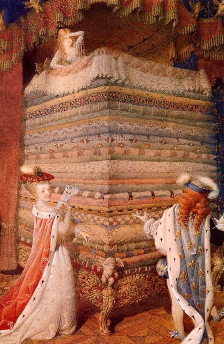 Gennady Spirin (Russian, contemporary illustrator) ~ Princess and the Pea;