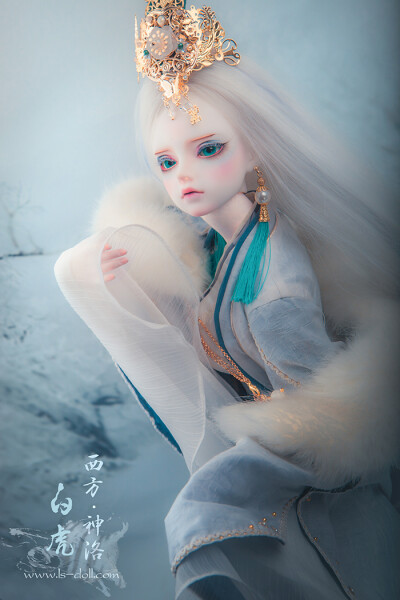 龙魂人形社 限量 BJD SD 娃娃 动漫 玩具 人偶手办 西方白虎—神洛 人版 1/3 BJD娃娃