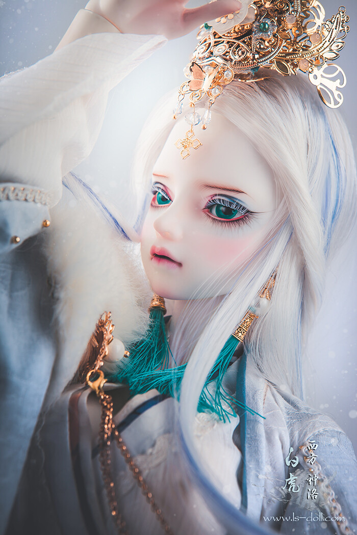 龙魂人形社 限量 BJD SD 娃娃 动漫 玩具 人偶手办 西方白虎—神洛 人版 1/3 BJD娃娃