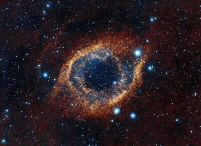 #天文酷图# VISTA天文望远镜拍摄的螺旋星云