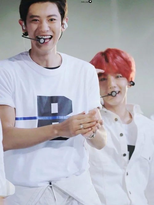 EXO chanbaek 边伯贤 朴灿烈 灿白；