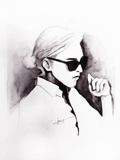 GD 权志龙 BIGBANG 插画 手绘 