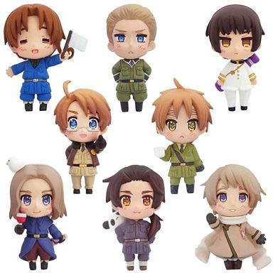 代购 日本正品 MOVIC 黑塔利亚 HETALIA Axis Powers 原作版 盒蛋 手办