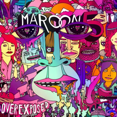 Maroon 5-overexposed 啊 抽象派的艺术啊 色彩啊 画啊 눈_눈