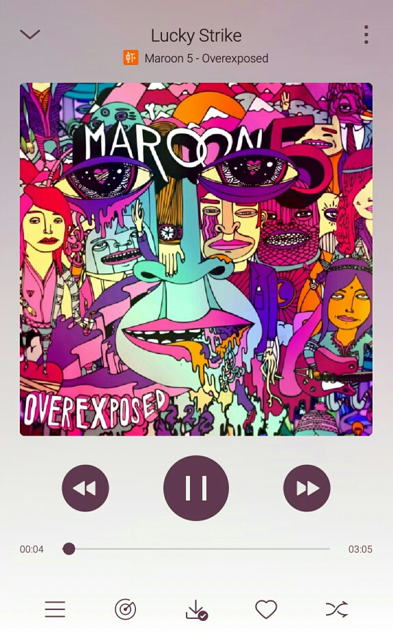 反正Maroon5这首歌我是单曲循环的(♡´艸`)敲好听lucky strike 