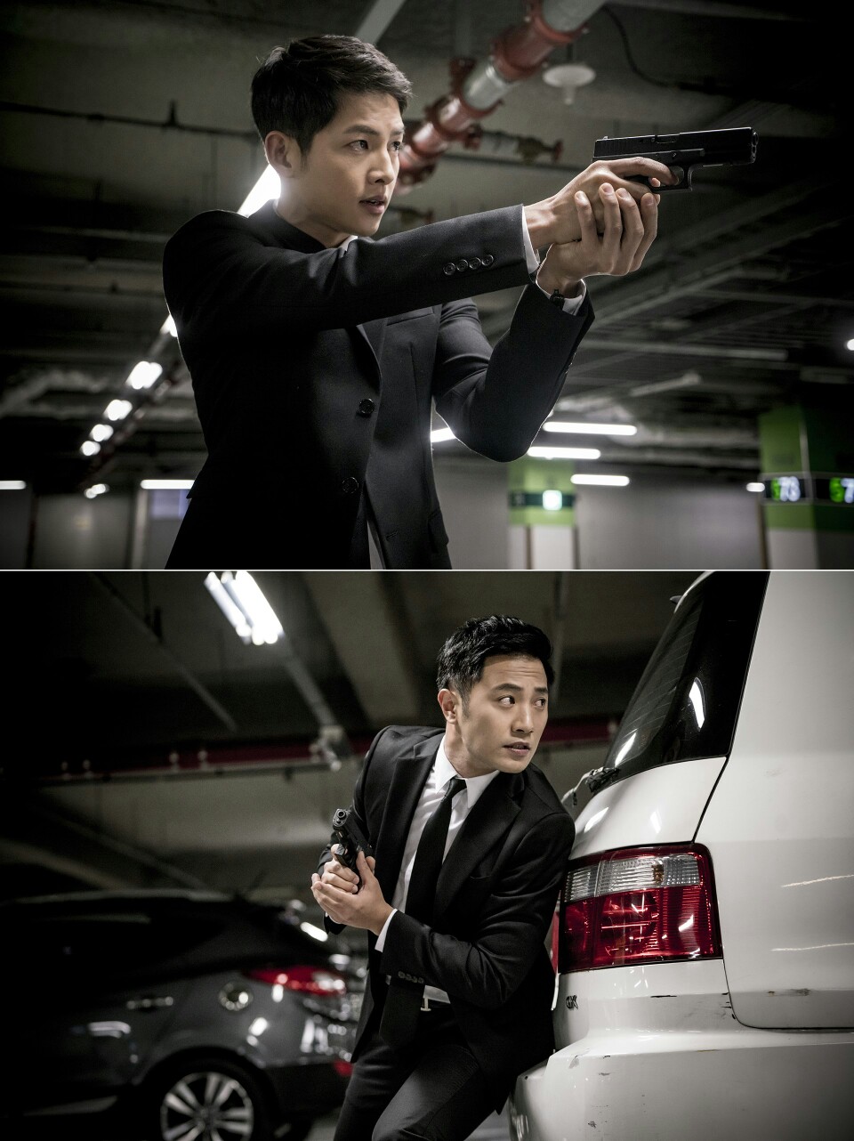 宋仲基 晋九 太阳的后裔 高清壁纸 cr：见logo