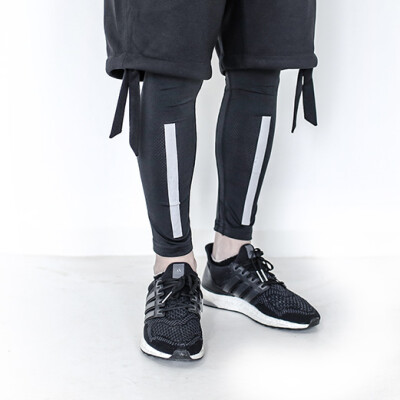 ENSHADOWER隐蔽者2015AW反光印花II死飞夜跑打底裤leggings