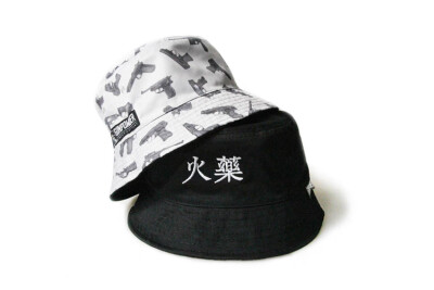 GUNPOWDER x Bucket Hat / 双面渔夫帽