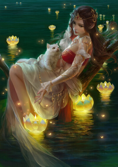 喵姐唯美插画设计欣赏