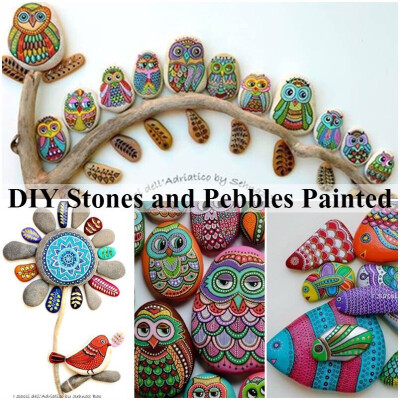 石头和木枝艺术装饰鉴赏